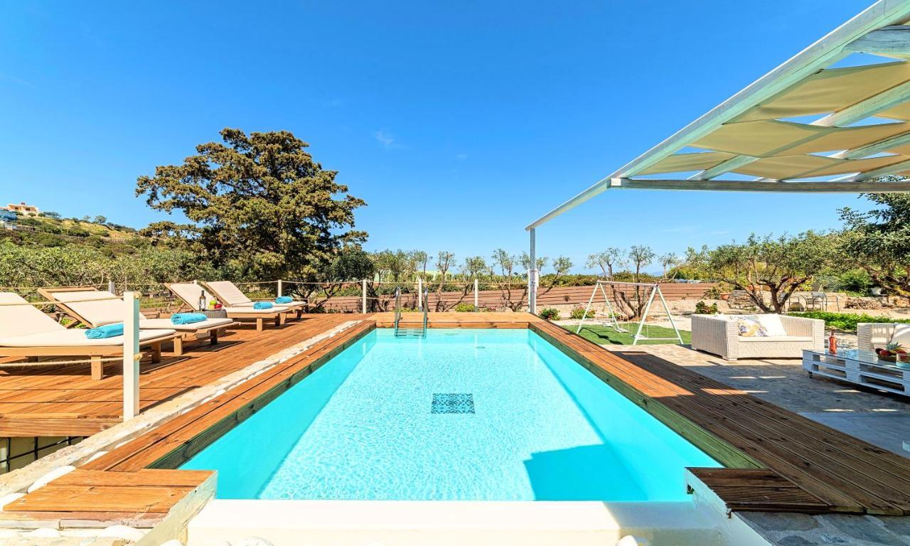 Cretan Lodge Heated Pool Ájosz Nikólaosz Kültér fotó