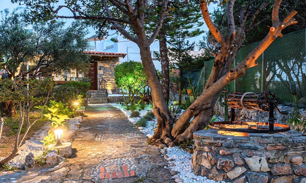 Cretan Lodge Heated Pool Ájosz Nikólaosz Kültér fotó
