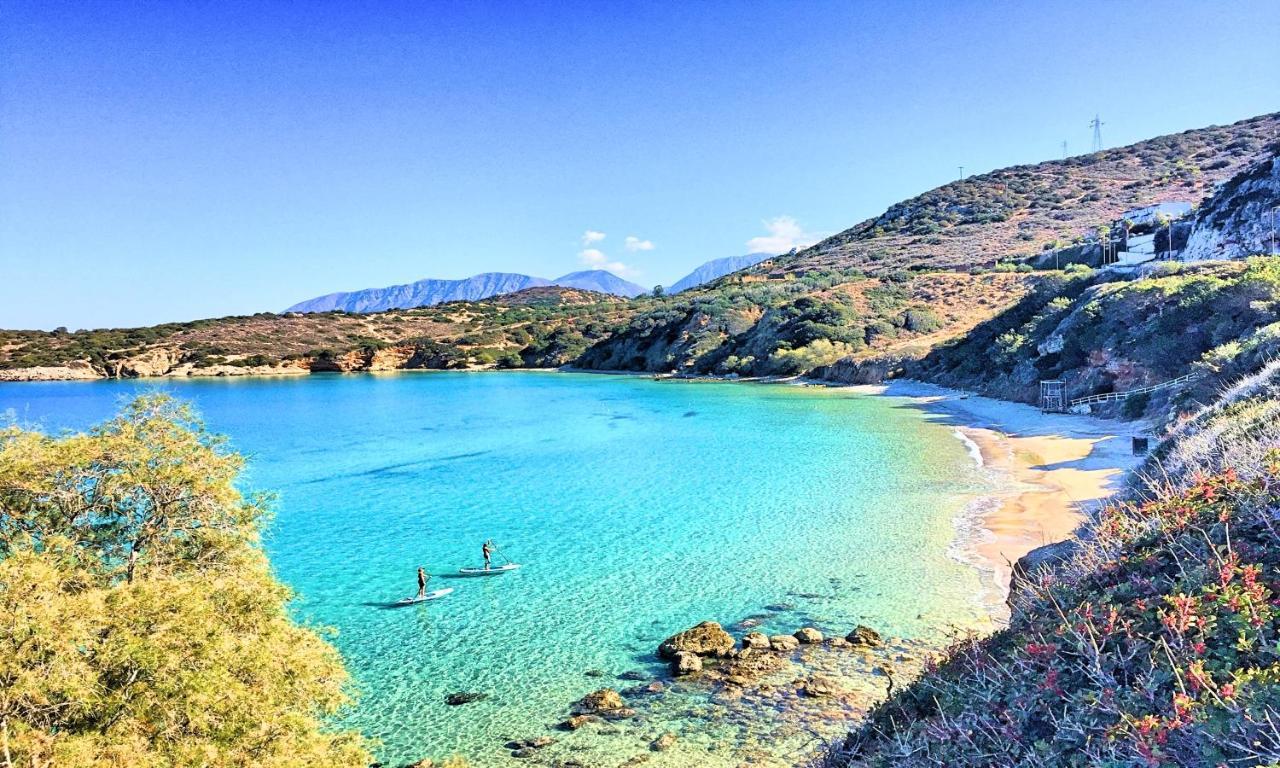 Cretan Lodge Heated Pool Ájosz Nikólaosz Kültér fotó