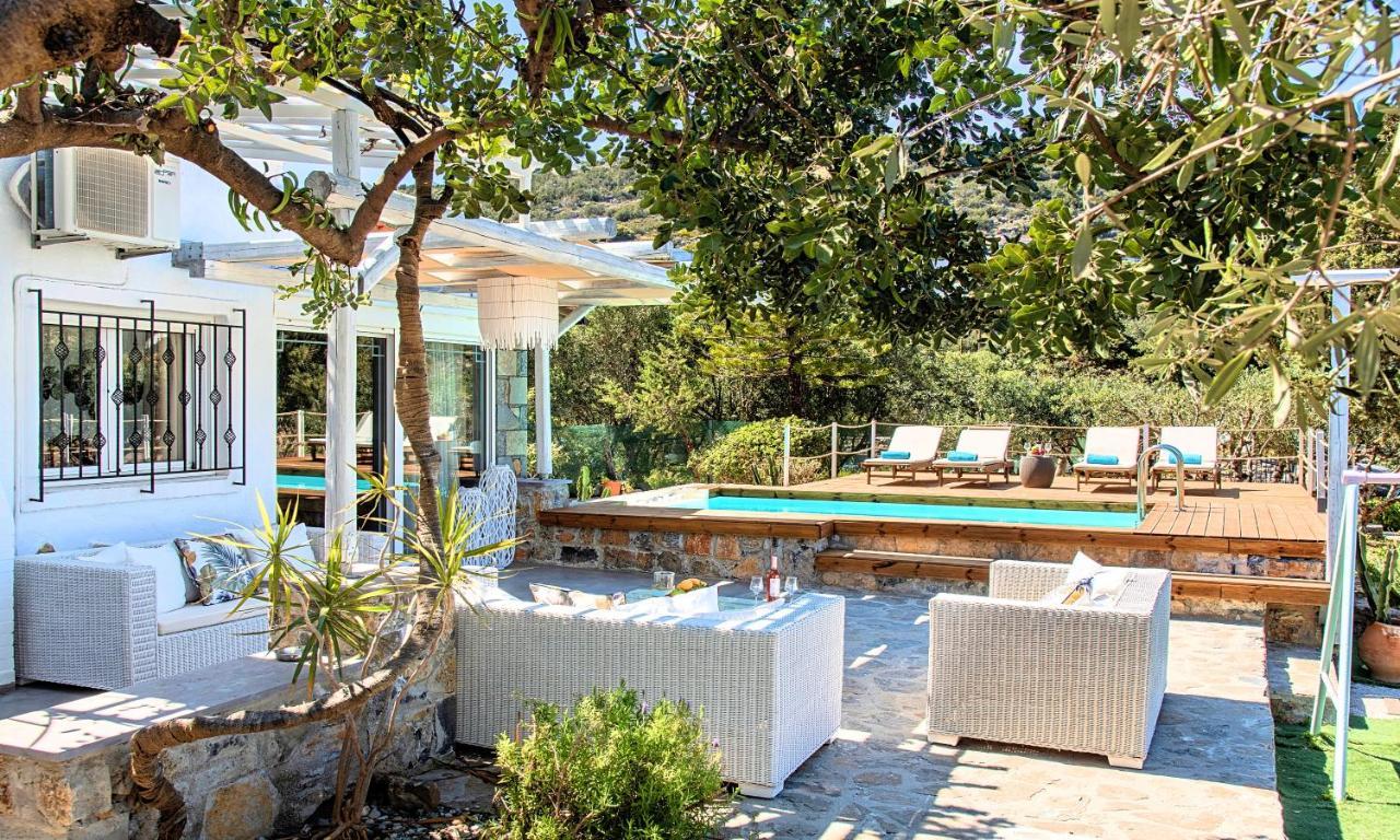 Cretan Lodge Heated Pool Ájosz Nikólaosz Kültér fotó