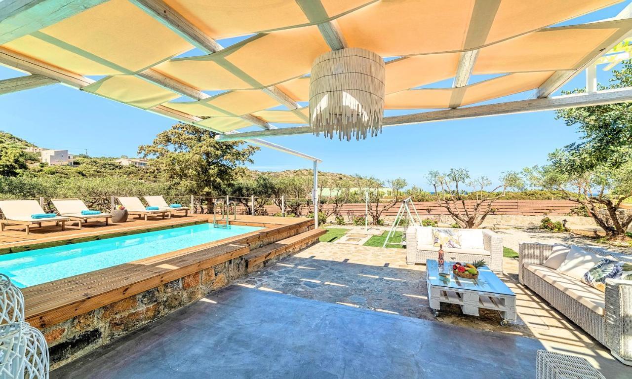 Cretan Lodge Heated Pool Ájosz Nikólaosz Kültér fotó