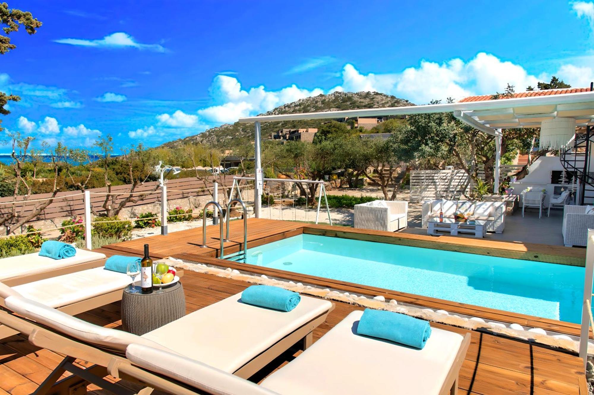 Cretan Lodge Heated Pool Ájosz Nikólaosz Kültér fotó