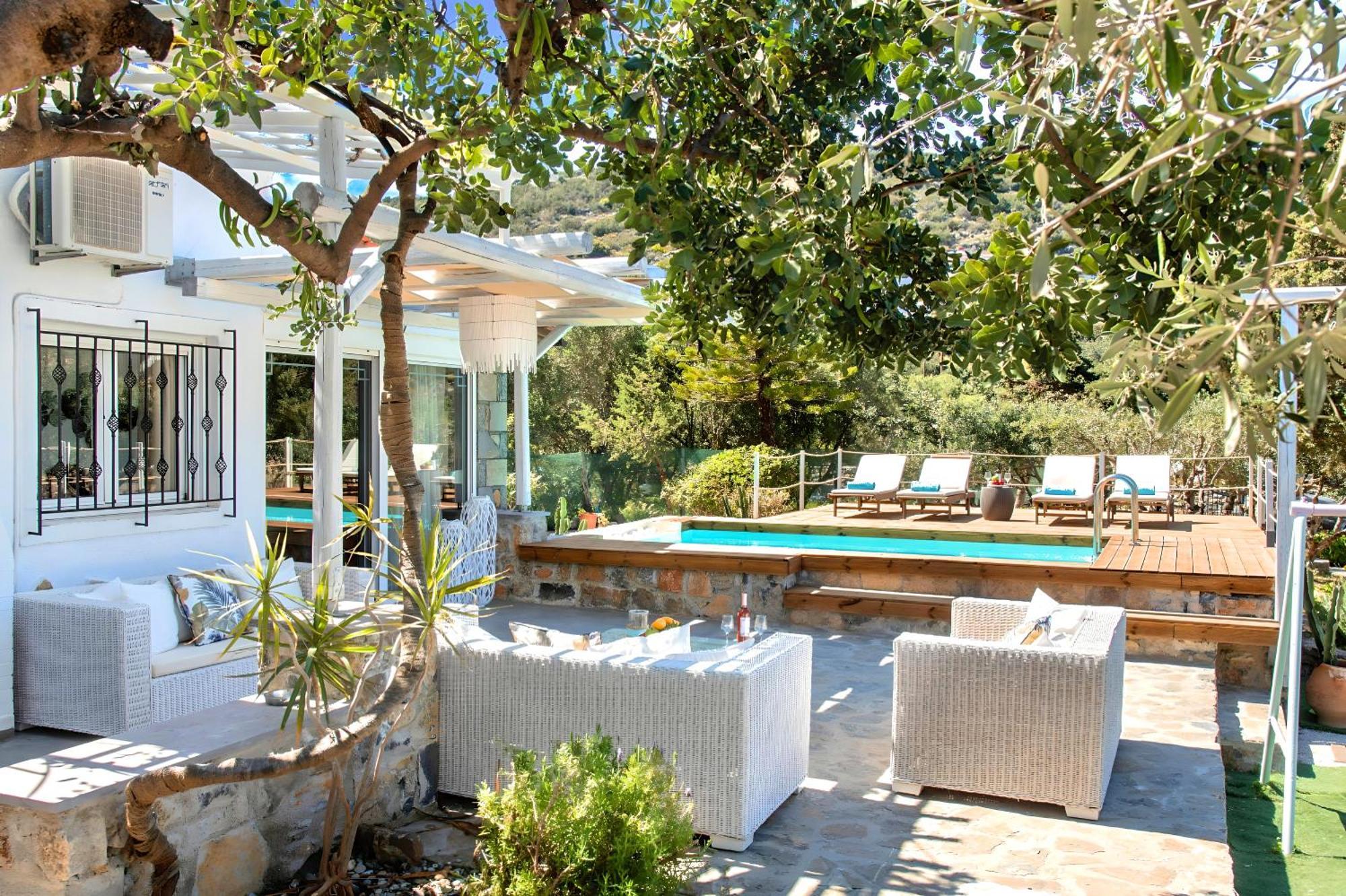 Cretan Lodge Heated Pool Ájosz Nikólaosz Kültér fotó
